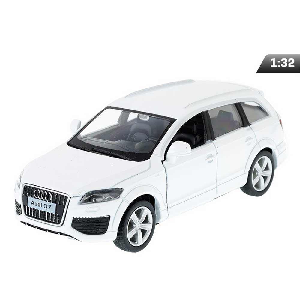Audi Q7 V12 modellautó 1:32 – fehér