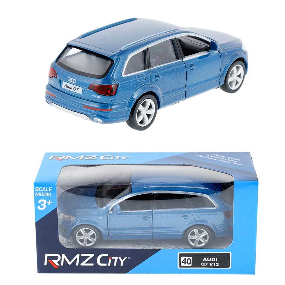 Audi Q7 V12 modellautó 1:32 – kék