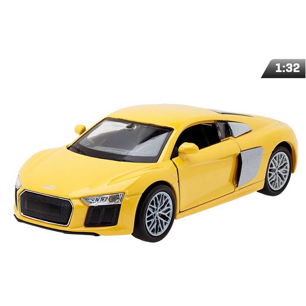 Audi R8 Coupé V10 2016 modellautó – 1:32, sárga
