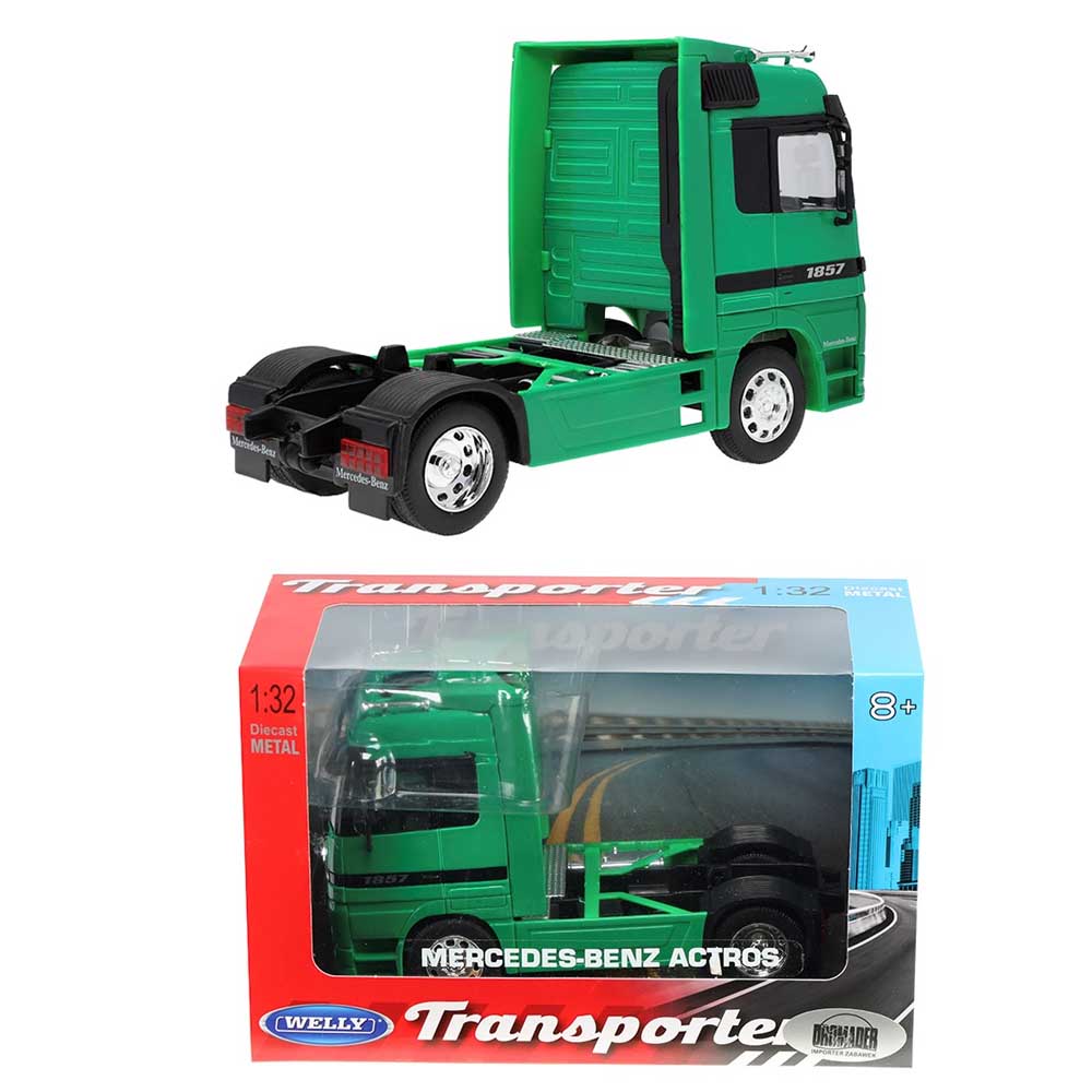 Mercedes-Benz Actros kamion modell 1:32 – zöld
