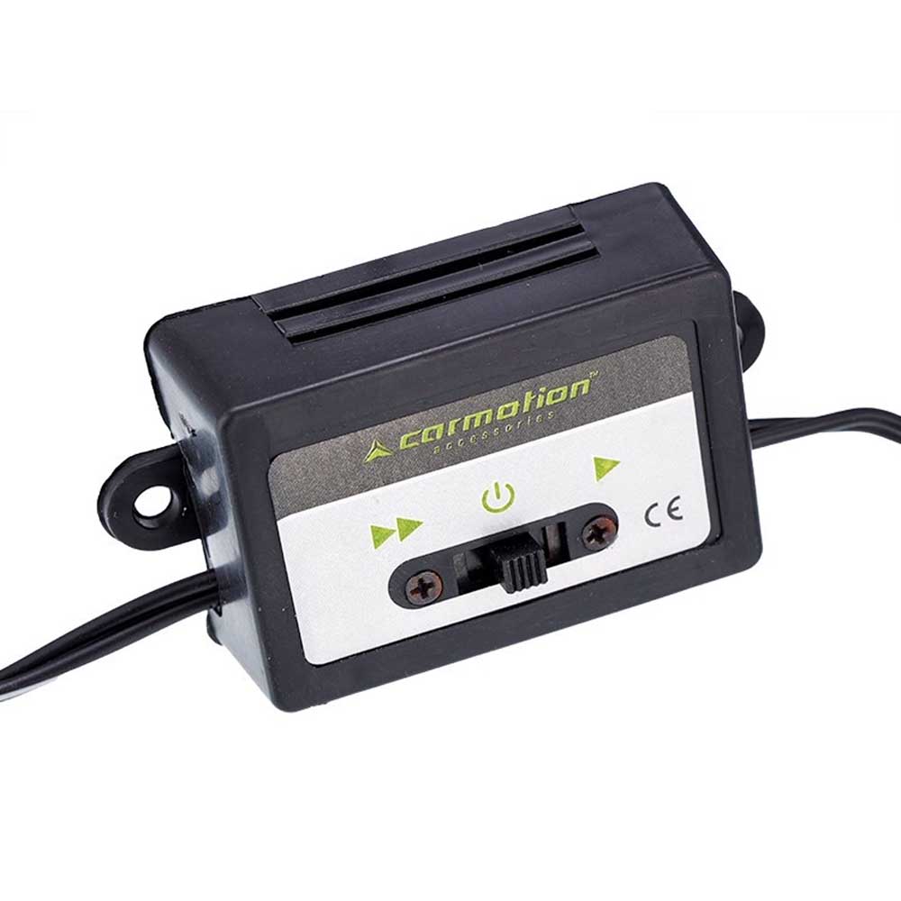 12V/21W teljesítményű, 20 cm átmérőjű autós ventilátor kapcsolója