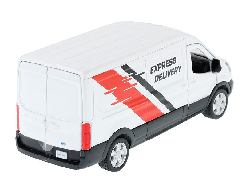 1:43 as modell RMZ Ford Transit Van 2018 fehér – kép 3