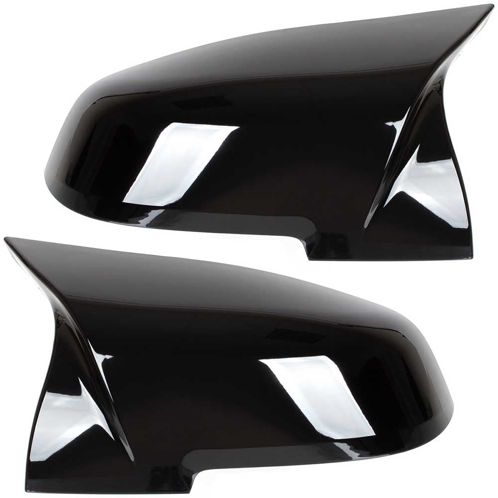 BMW 3 F30 F31 tükörburkolat szett (fényes fekete) 2012-