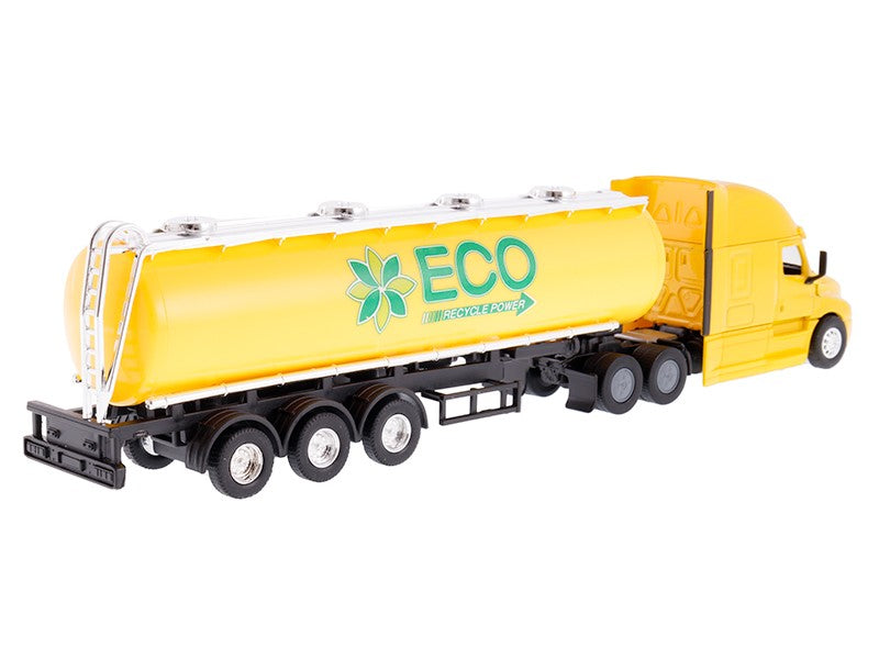 1:64 es modell CASCADIA Freightleiner tartálykocsi sárga – kép 3