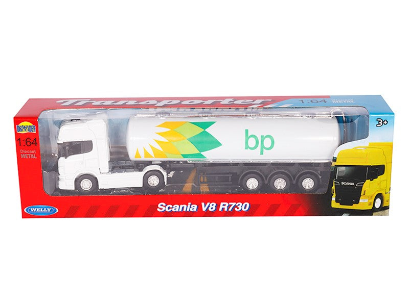 1:64 es modell SCANIA V8 R730 BP fehér – kép 4