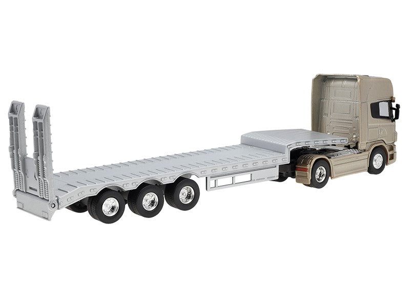 1:64 es modell Scania V8 R730 aranyszínű vontató vontatóautó – kép 3