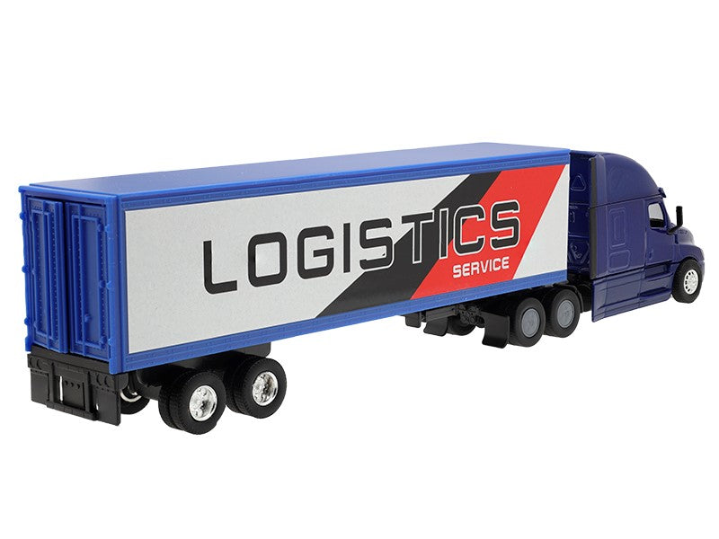 1:64 es modell CASCADIA tengerészkék vontató Logisztikai Szolgálat félpótkocsi – kép 3