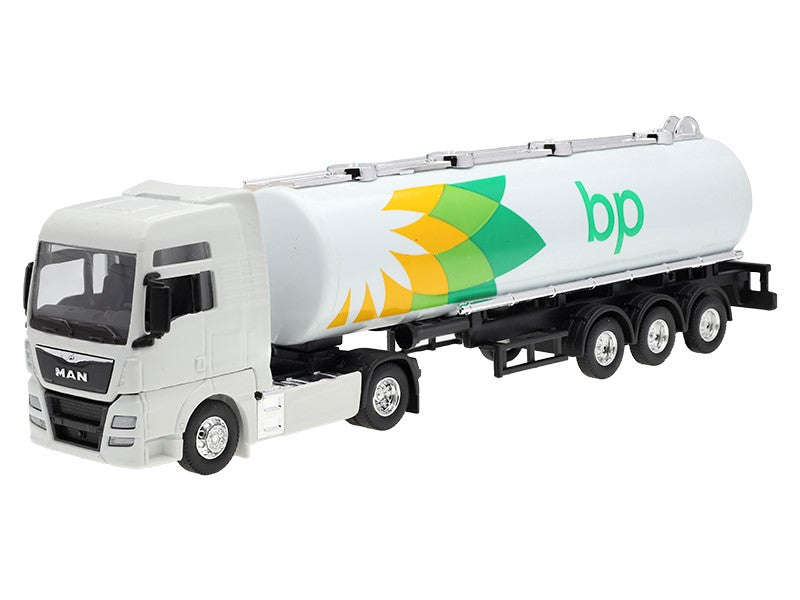 1:64 es modell MAN TGX XXL fehér vontató BP tartálykocsi – kép 2