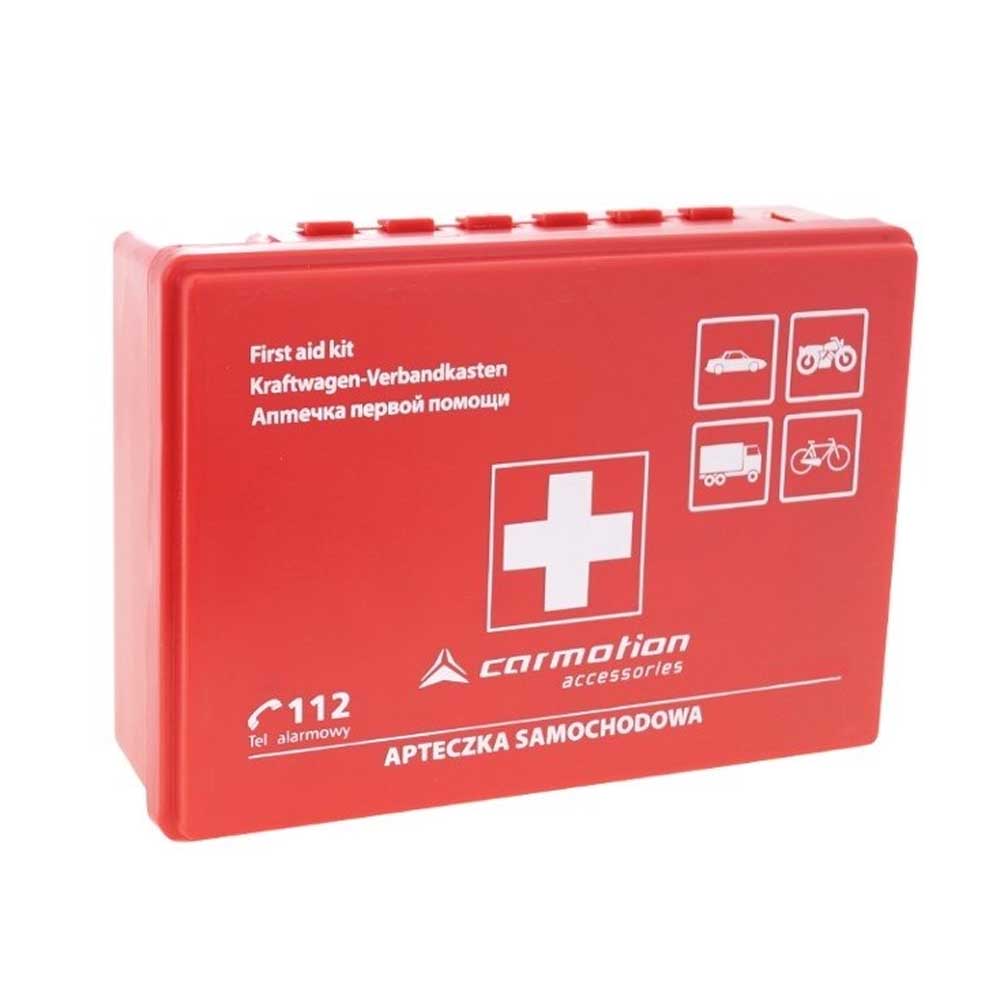 Elsősegélycsomag, műanyag dobozban