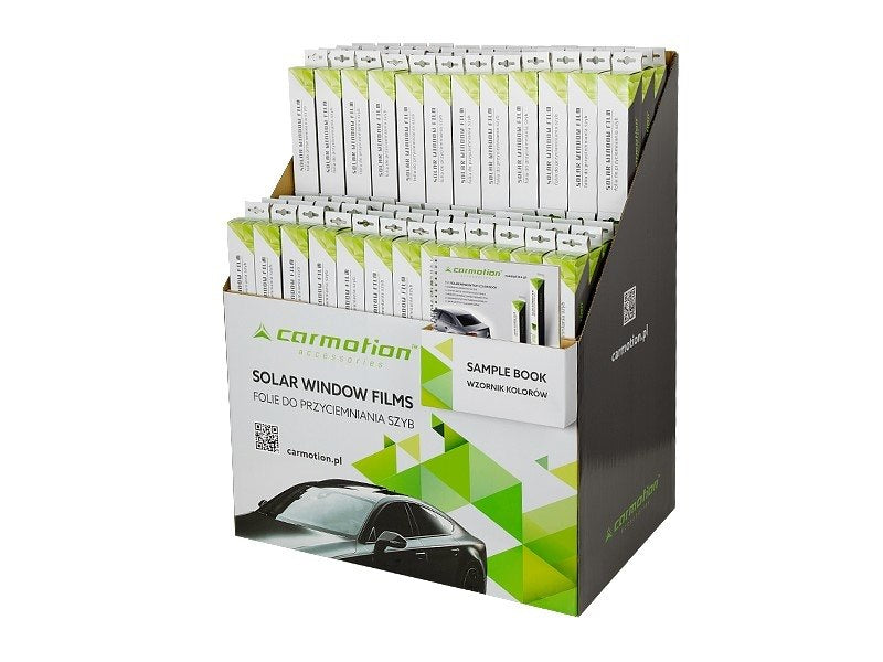 96 fóliából álló készlet üvegfestéshez + kijelző + színsablon