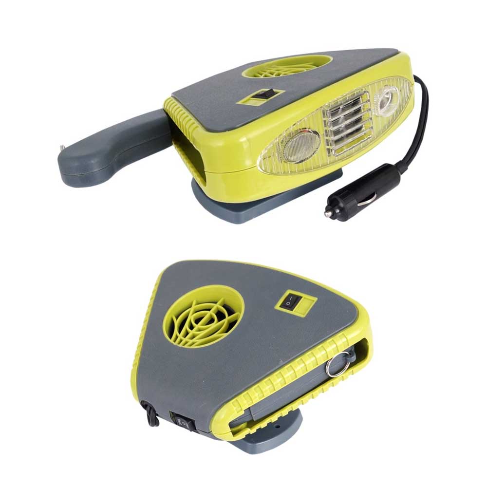 Autós fűtőventilátor 12V 150W lámpával