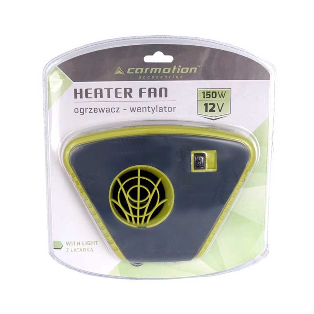 Autós fűtőventilátor 12V 150W lámpával