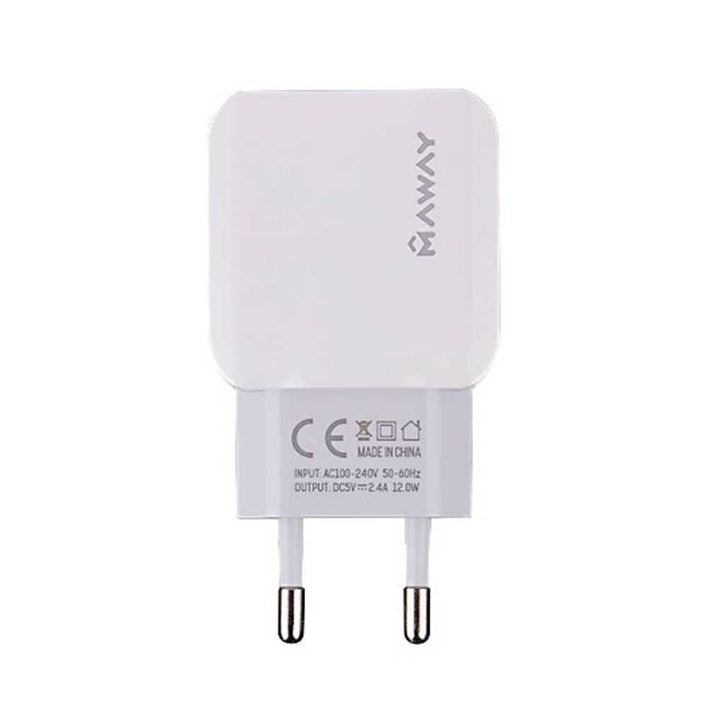 2 darab USB porttal ellátott hálózati töltő
