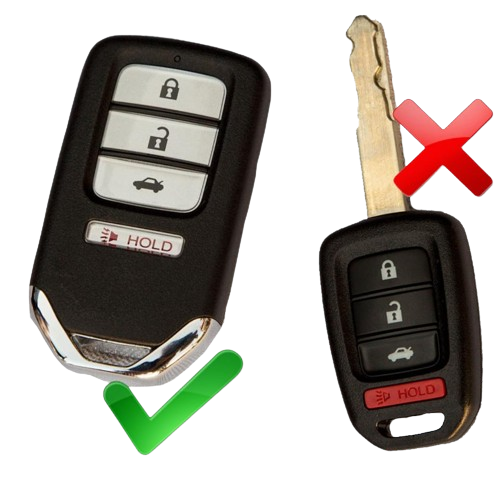 Honda kulcs szilikon tok 3 gombos piros
