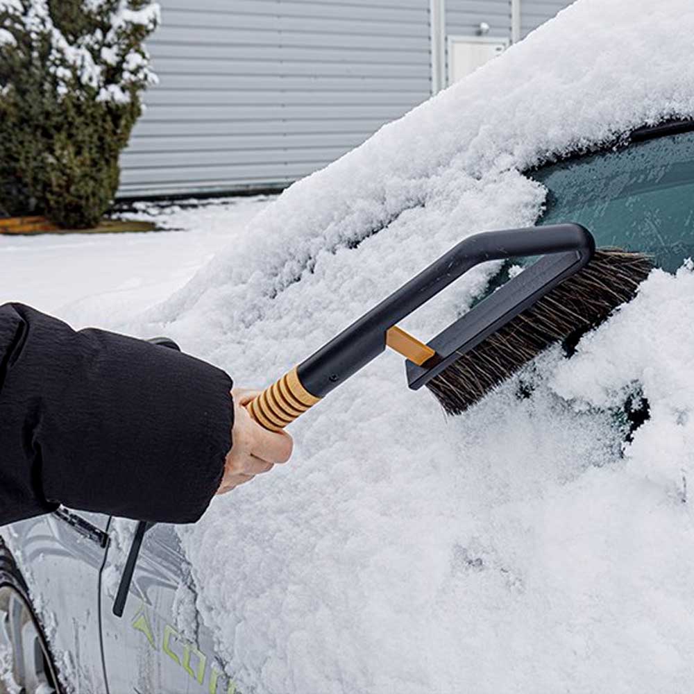 Jégkaparó és hókefe 55 cm (réz pengével, fa nyéllel)