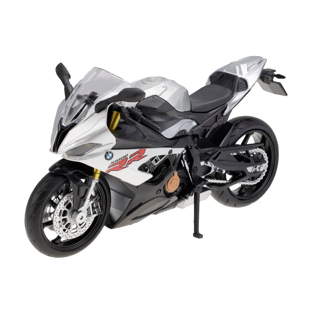 1:12 RMZ HOBBY modell BMW S1000RR 2020 Regular srebrny – kép 2