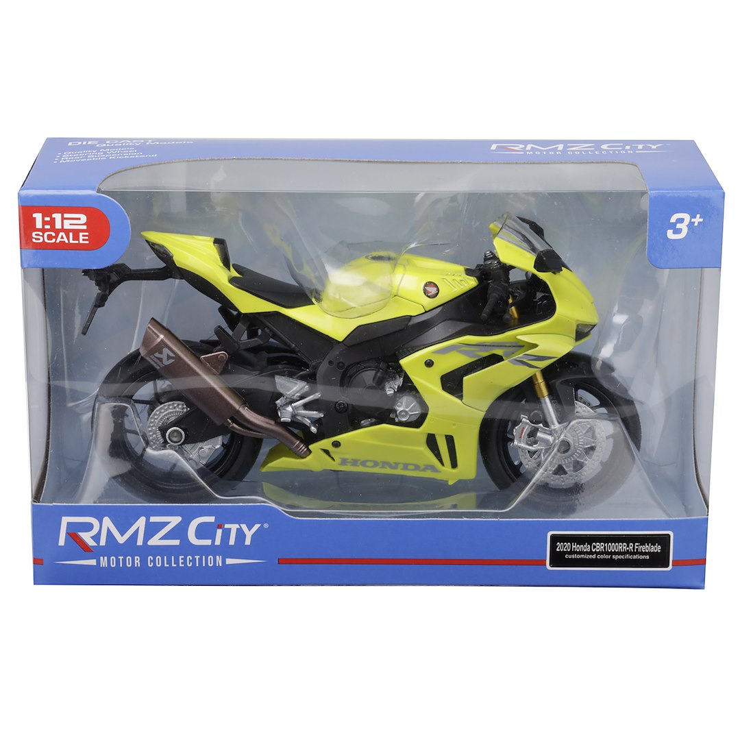 1:12 RMZ HOBBY modell Honda CBR1000RR R Fireblade 2020 Regular sárga – kép 4