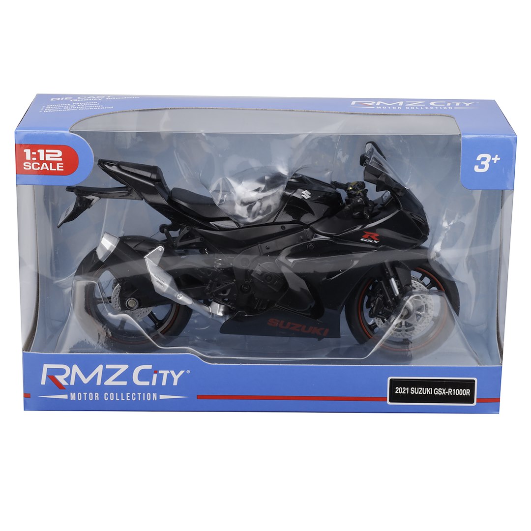 Modell 1:12 RMZ HOBBY Suzuki GSX R1000R Regular fekete – kép 4
