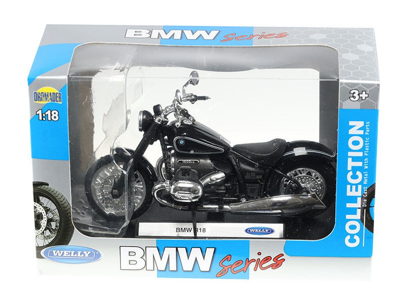 1:18 as modell BMW R18 fekete – kép 4