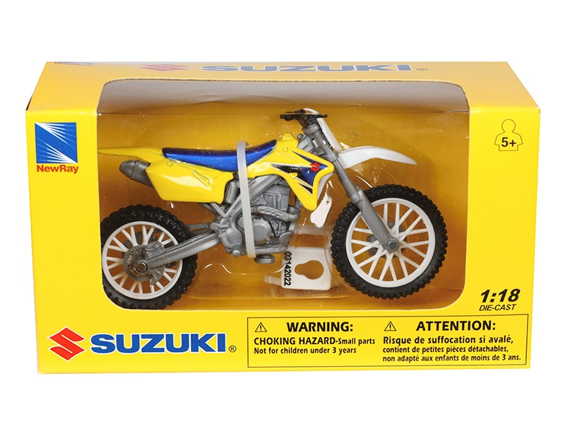 1:18 as modell SUZUKI RM Z450 sárga M05604CZ – kép 4