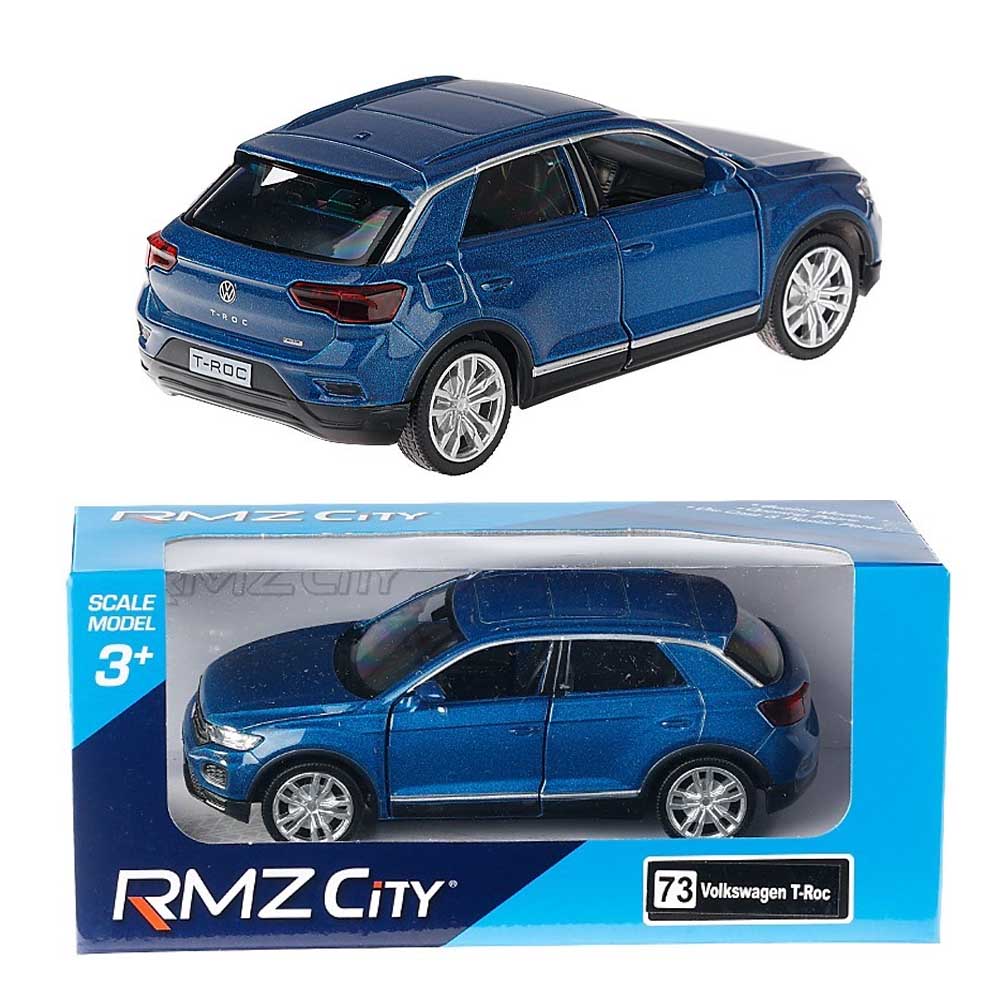 Volkswagen T-Roc modellautó 1:32 – RMZ, sötétkék