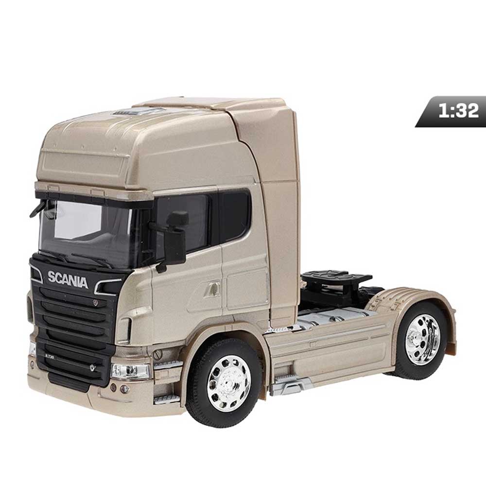 Scania V8 R730 nyergesvontató modell 1:32 – arany színű