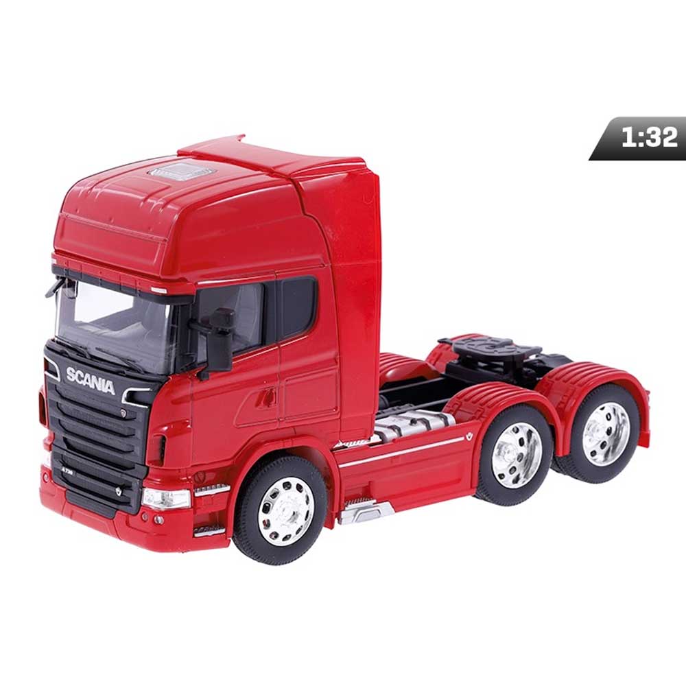 Scania V8 R730 nyergesvontató modell 1:32 – piros