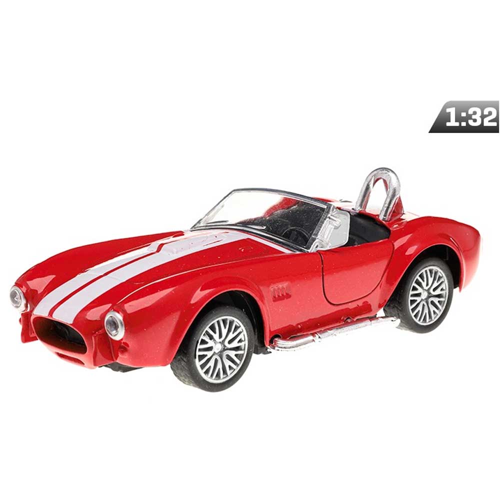 Shelby Cobra modellautó 1:32 – piros
