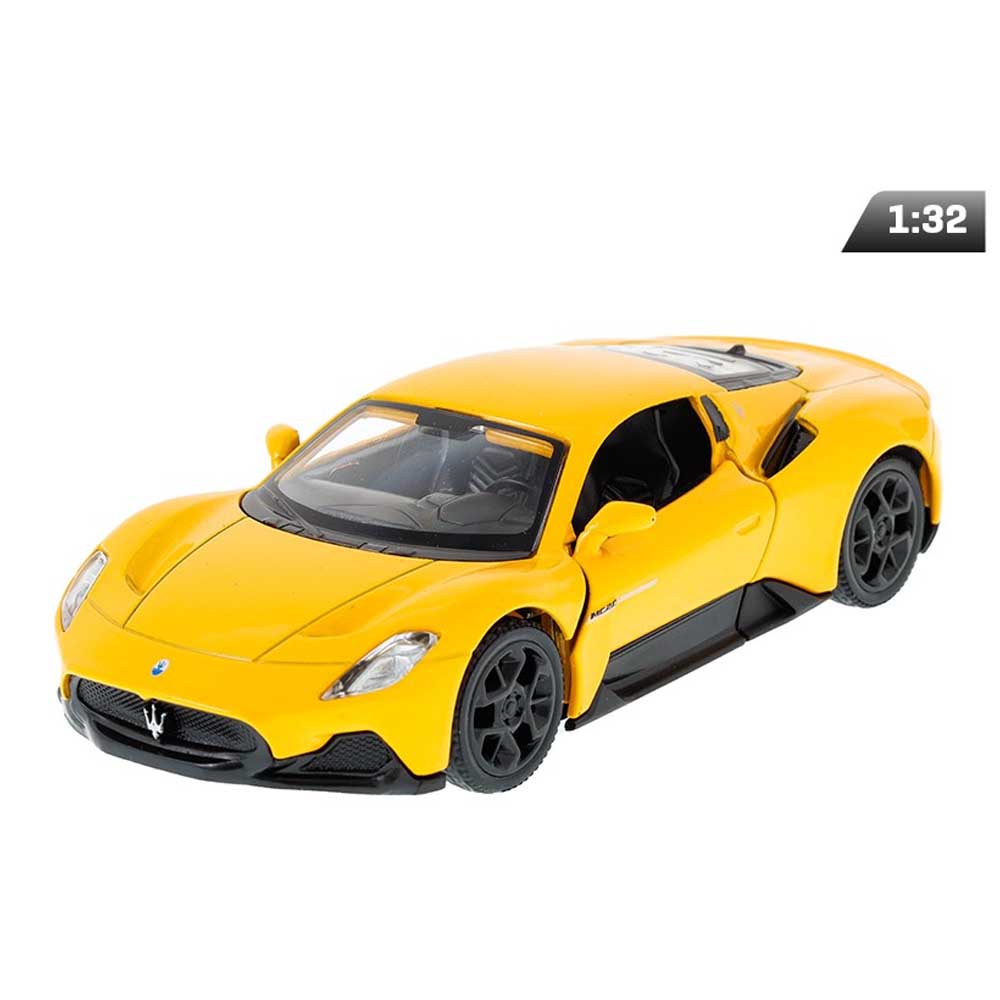 Maserati MC20 modellautó 1:32 (sárga)