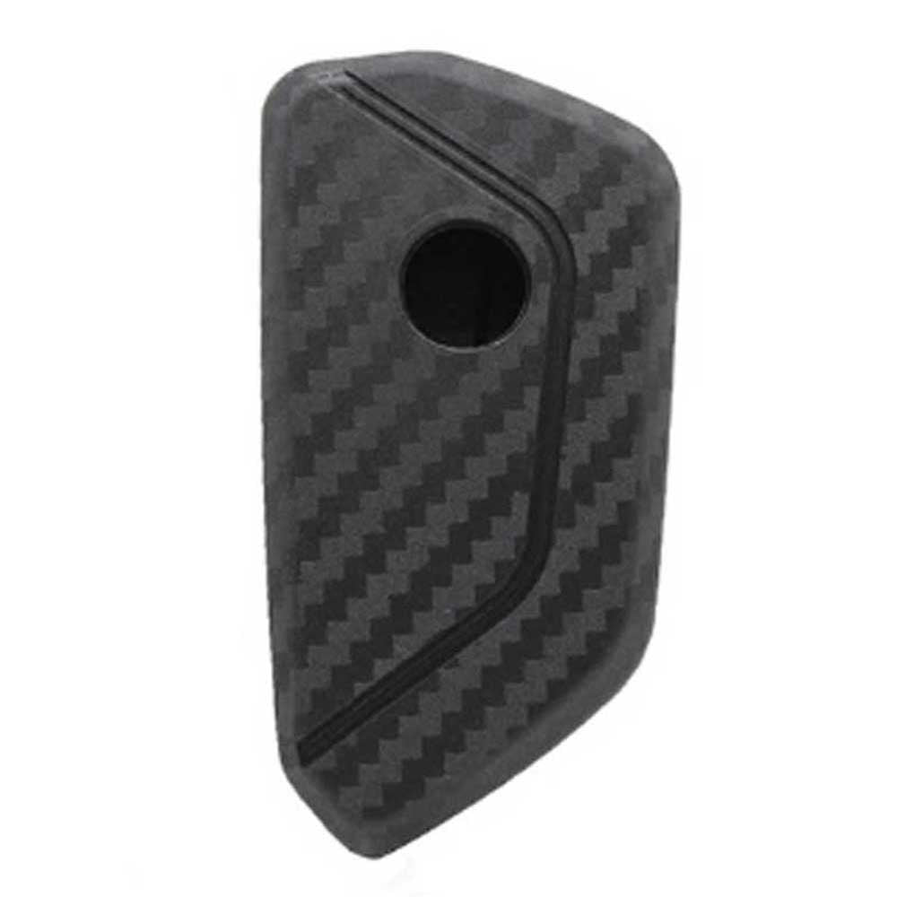 Carbon mintás, 3 gombos Seat kulcs szilikon tok.
