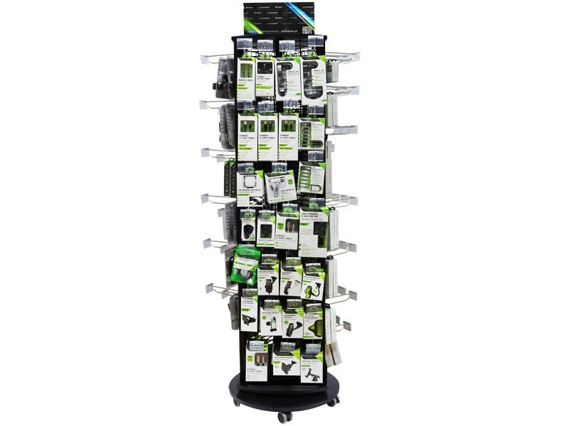 145 termékből álló készlet  180 cm es forgó állvány – kép 3