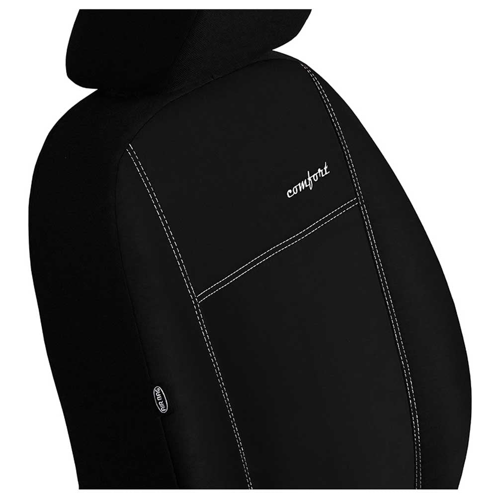 Comfort Univerzális üléshuzat alcantara anyagból fekete színben