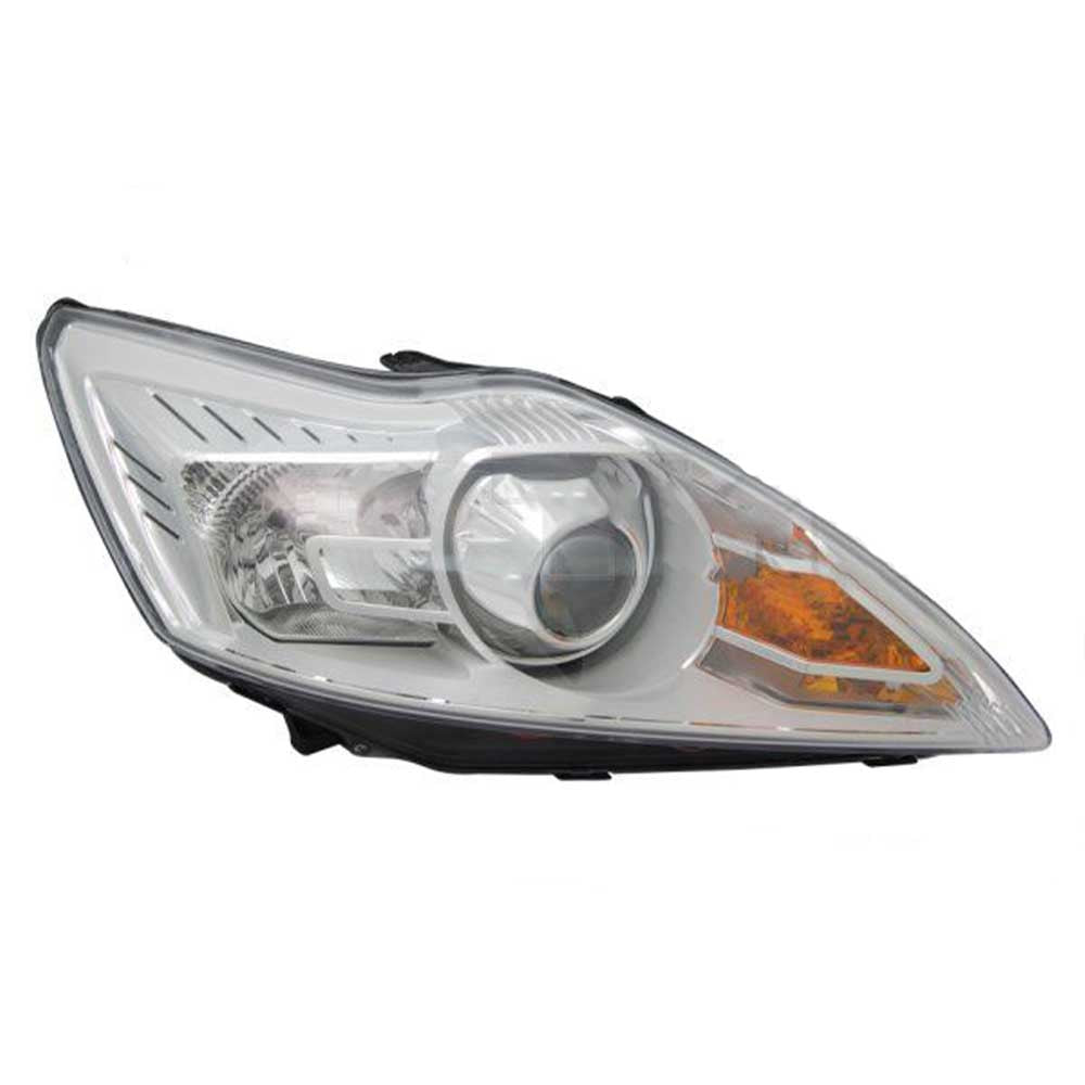 Ford Focus II jobb első fényszóró króm 2004-2012