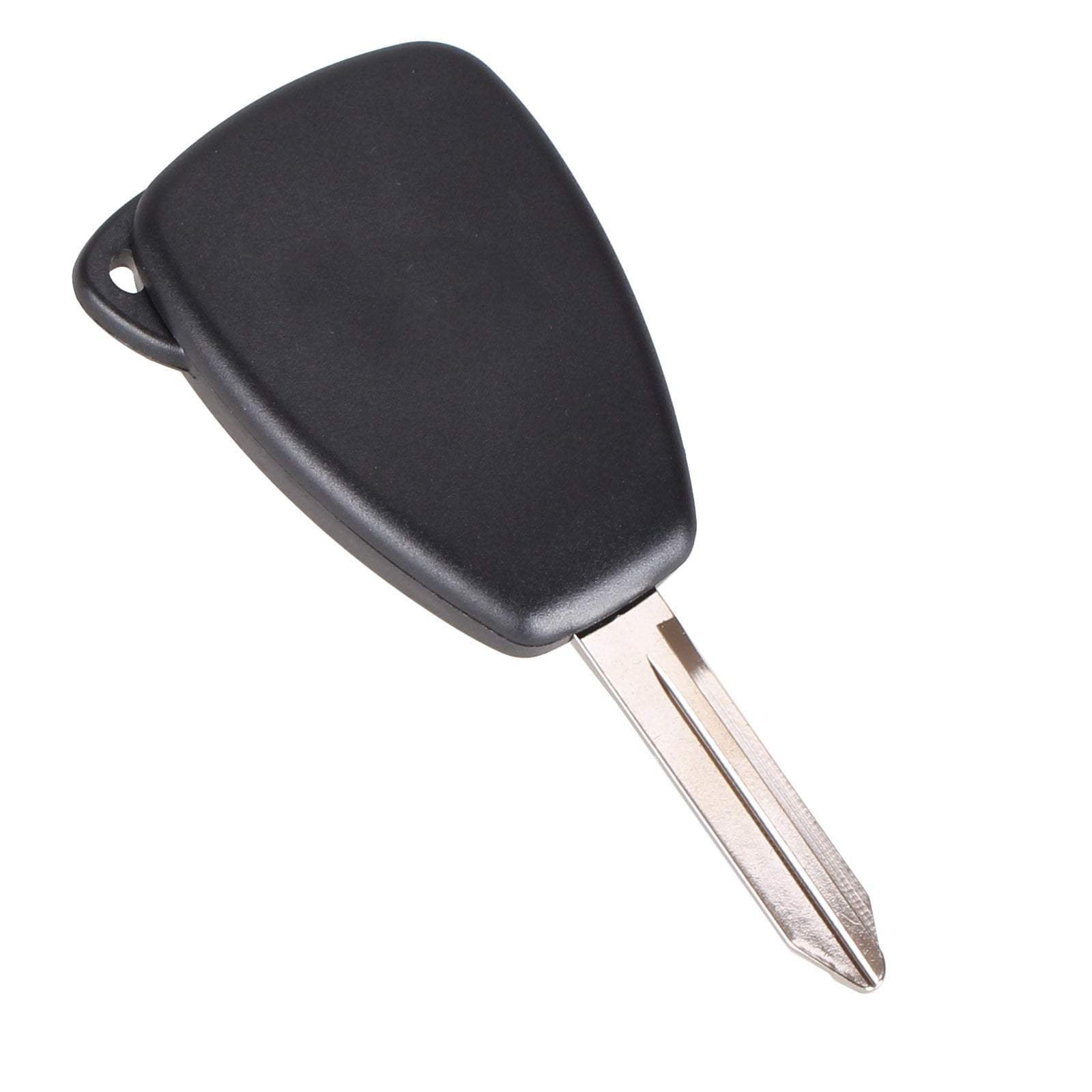 Fekete színű, Jeep 3 gombos kulcs, kulcsház hátulja.