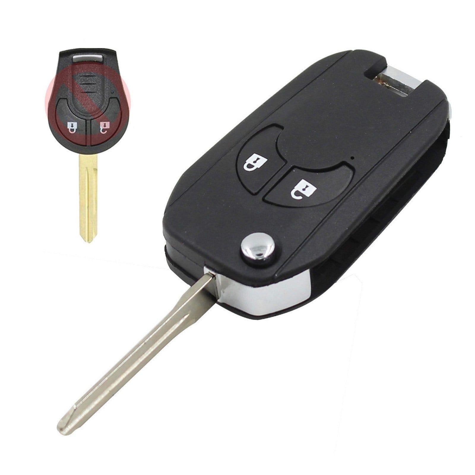 Nissan pretvarač ključeva, pretvarač oštrice ključa s 2 tipke