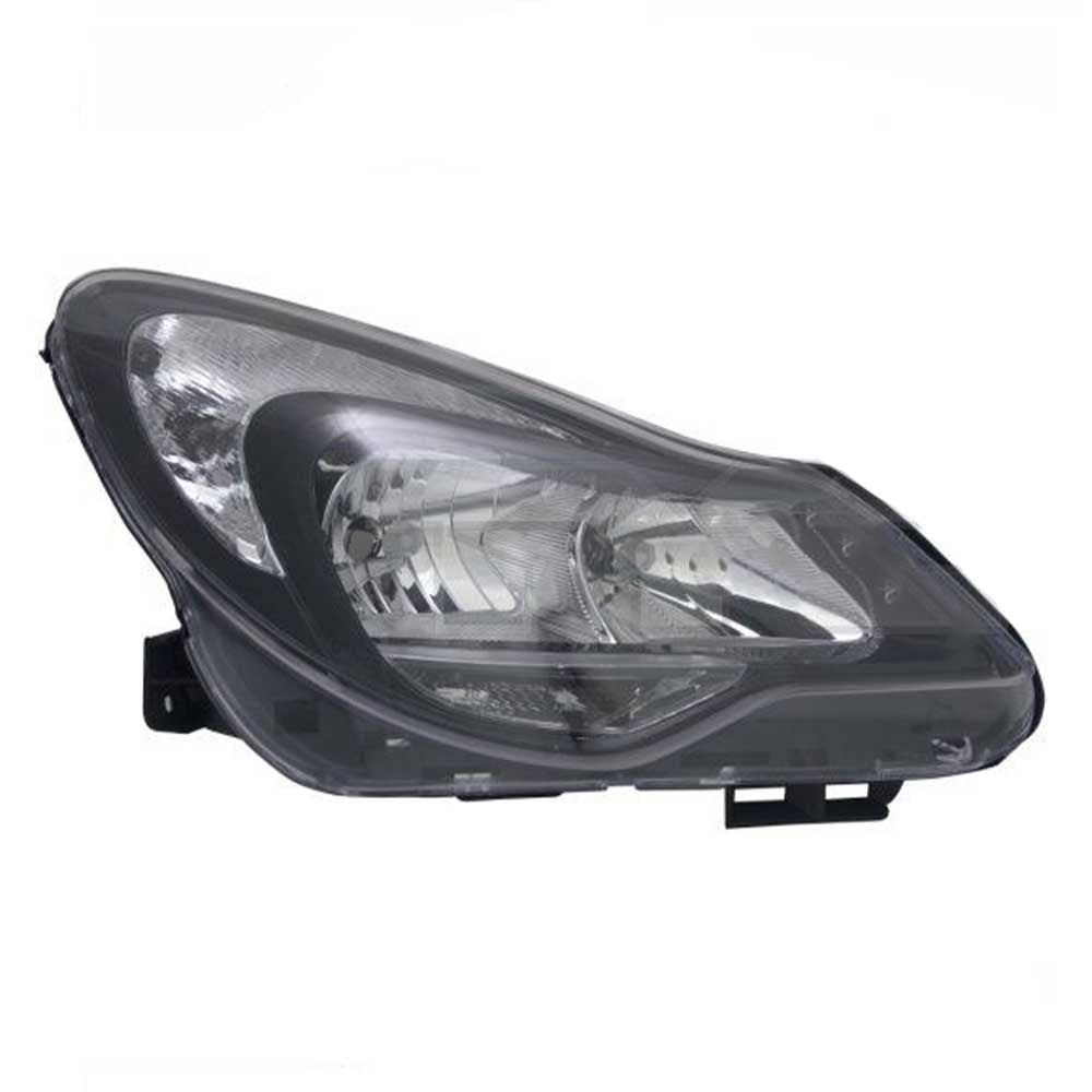 Opel Corsa D jobb első fényszóró fekete 2006-2014