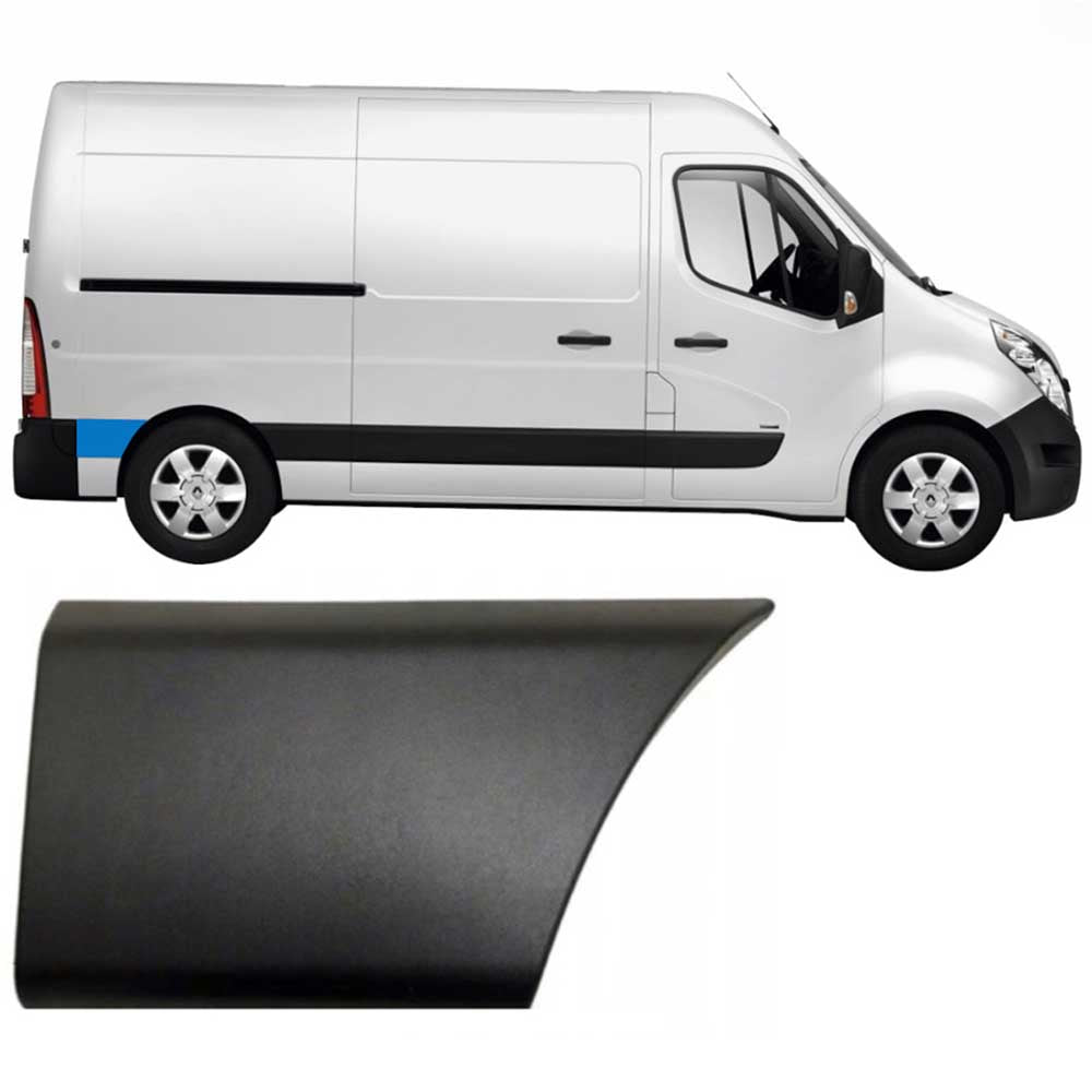 Renault Master III jobb hátsó díszléc 2010-
